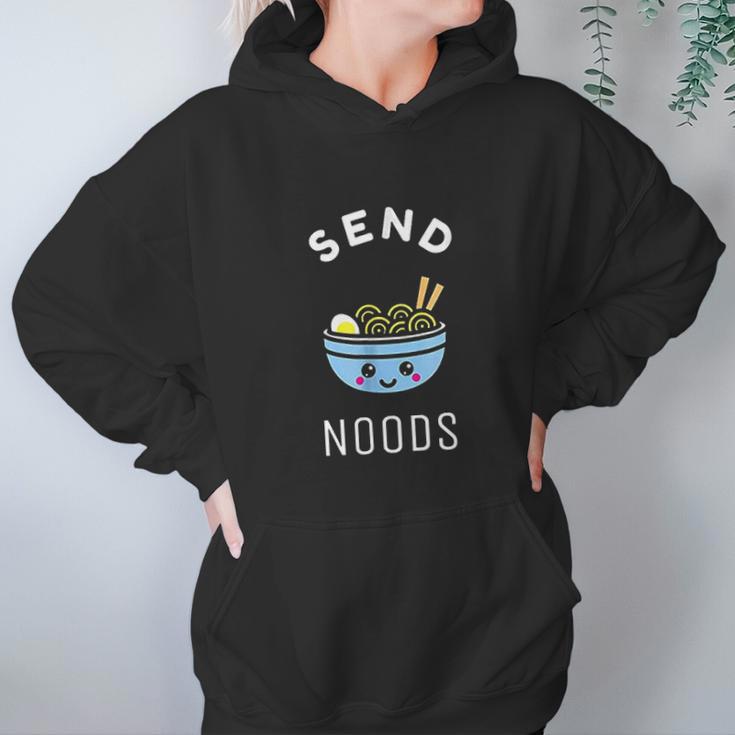 Send Noods Ramen Gift Japanese Anime Love Noodle Bowl Women Hoodie Gifts for Her