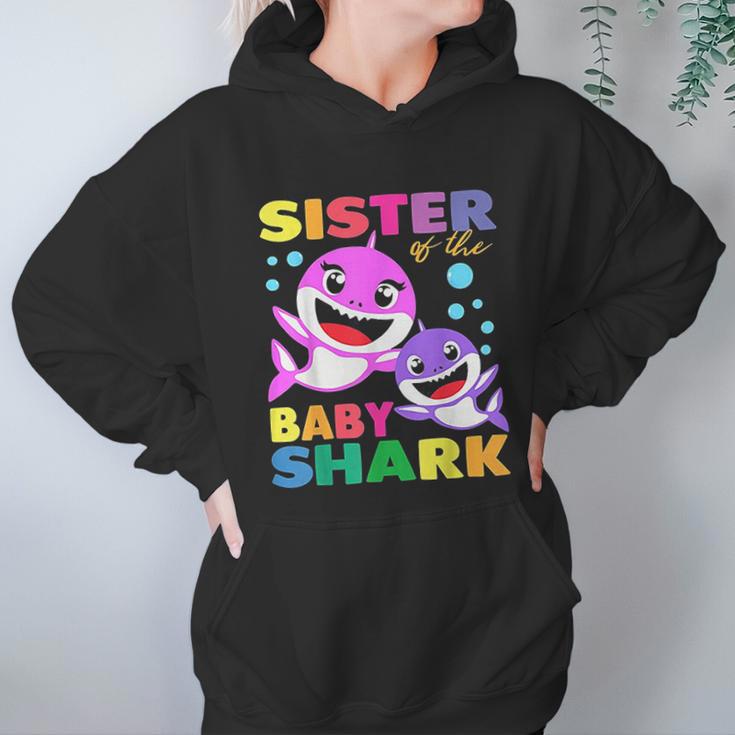 Sister Of The Baby Shark Women Hoodie Gifts for Her