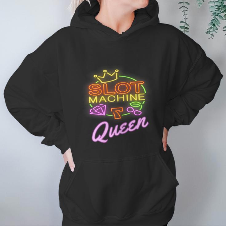 Womens Slot Machine Queen Casino Funny Gambling Women Hoodie Gifts for Her