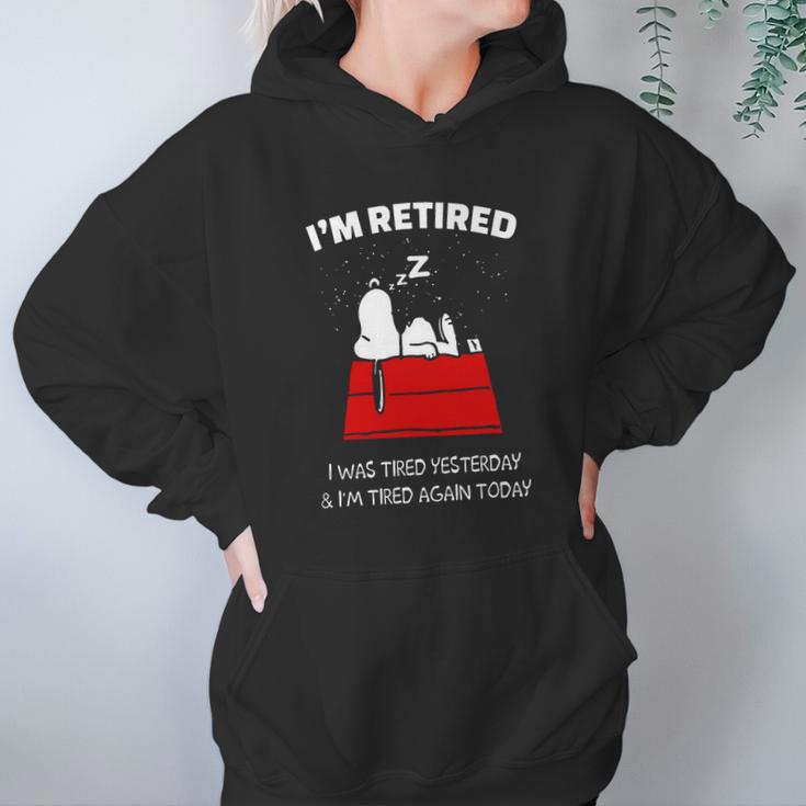 Snoopy Retired Shirt Women Hoodie Gifts for Her