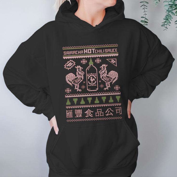 Sriracha Christmas Hot Chili Sauce Women Hoodie Gifts for Her