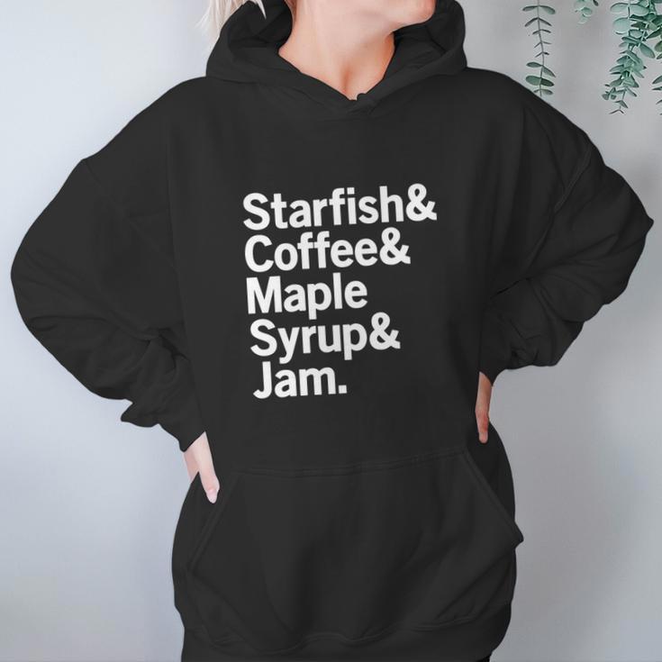 Starfish Coffee Maple Syrup Jam Prince Women Hoodie Gifts for Her