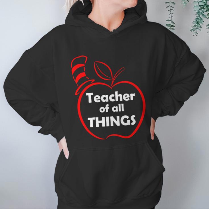 Teacher Of All Things Apple Logo Women Hoodie Gifts for Her