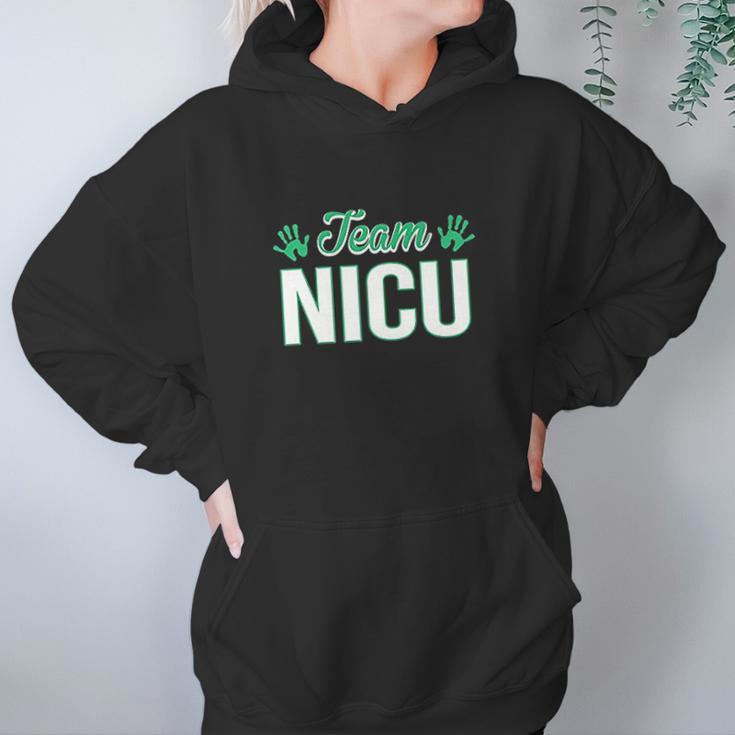 Team Nicu Cute Neonatal Intensive Care Unit Nurse Women Hoodie Gifts for Her