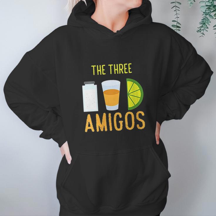 The Three Amigos Art Cool How To Drink Tequila Art Gift Women Hoodie Gifts for Her