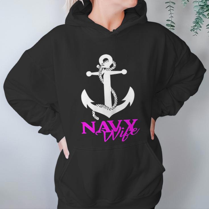 Us Navy Usn Proud Navy Wife Women Hoodie Gifts for Her