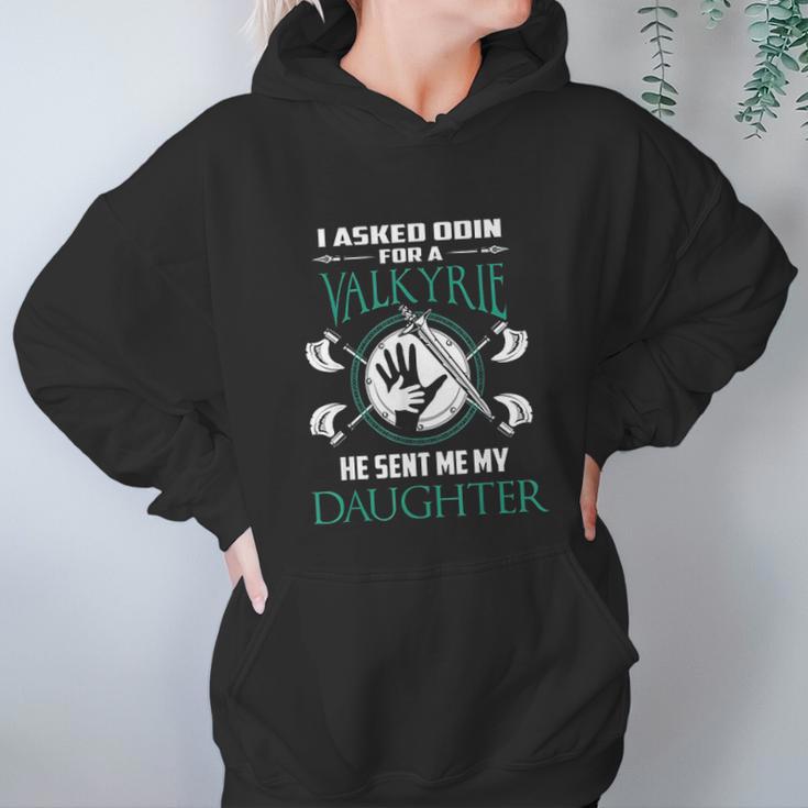 Viking And Valkyrie Father And Daughter Matching Women Hoodie Gifts for Her