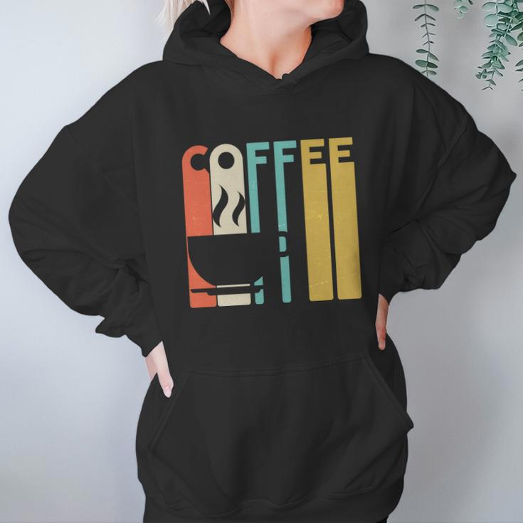 Vintage Colors Coffee Cup Logo Women Hoodie Gifts for Her