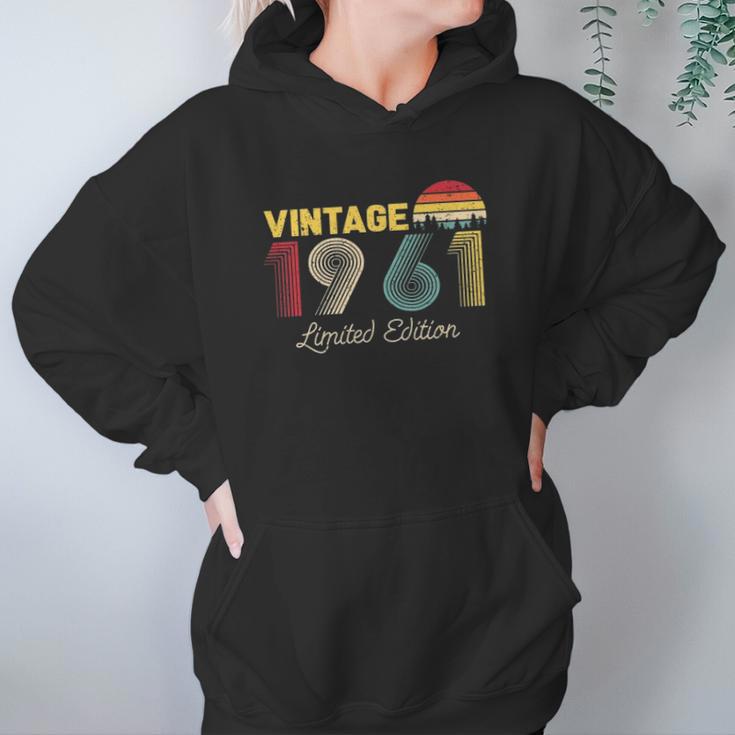 Vintage Limited Edition 1961 Funny 60Th Birthday Vintage Women Hoodie Gifts for Her