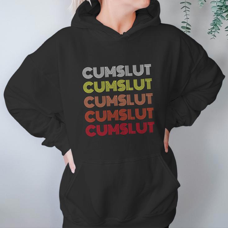 Vintage Style Cumslut Bukkake Wife Women Hoodie Gifts for Her