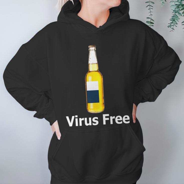 Virus Free Beer Bottle Women Hoodie Gifts for Her