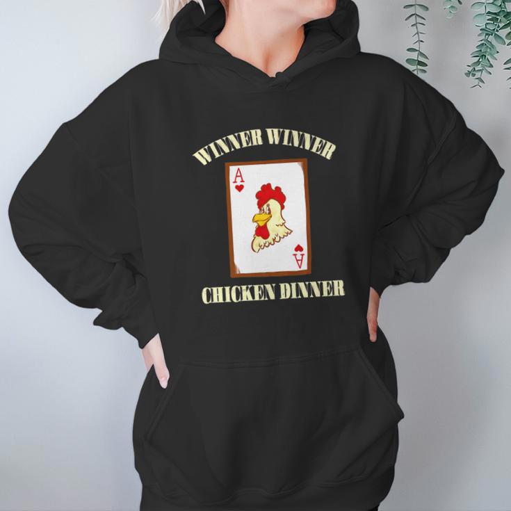 Winner Chicken Lucky Casino Gambling Blackjack Women Hoodie Gifts for Her