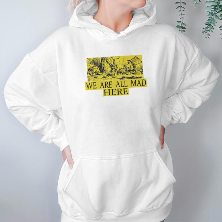 Alice In Wonderland Madhatter White Rabbit Men Women Women Hoodie Gifts for Her