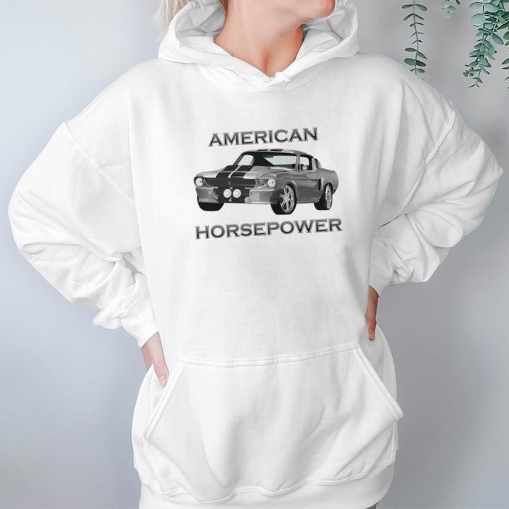 American Horsepower Muscle Car Hot Rod Pony Car Women Hoodie Gifts for Her