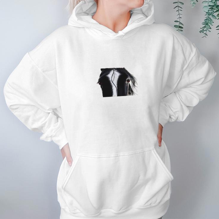 Black Horse Jacks Eyes Women Hoodie Gifts for Her