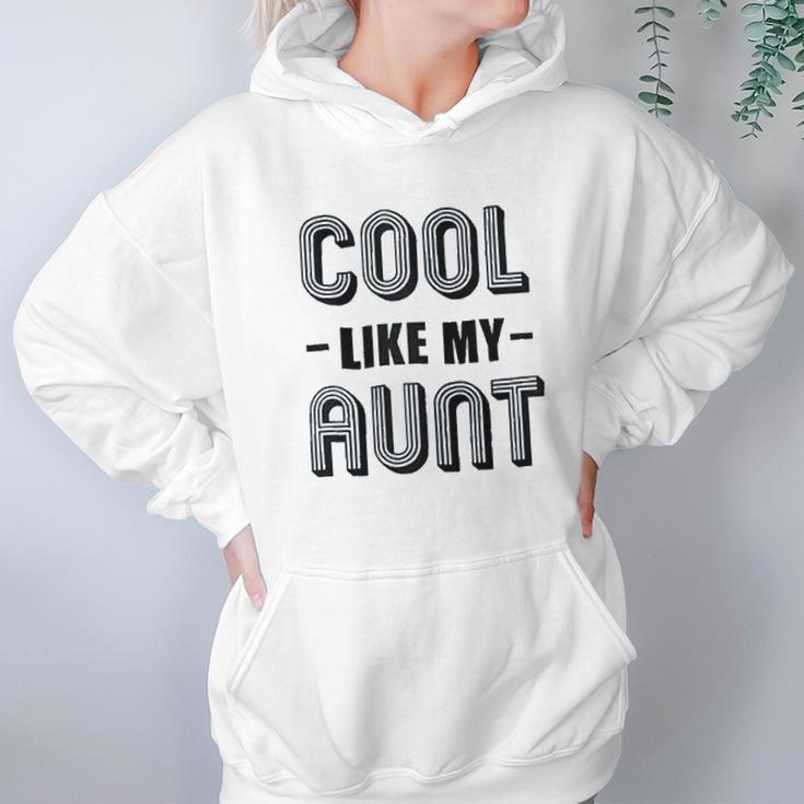 Brisco Brands Cool Aunts Funny Cute Nieces Women Hoodie Gifts for Her