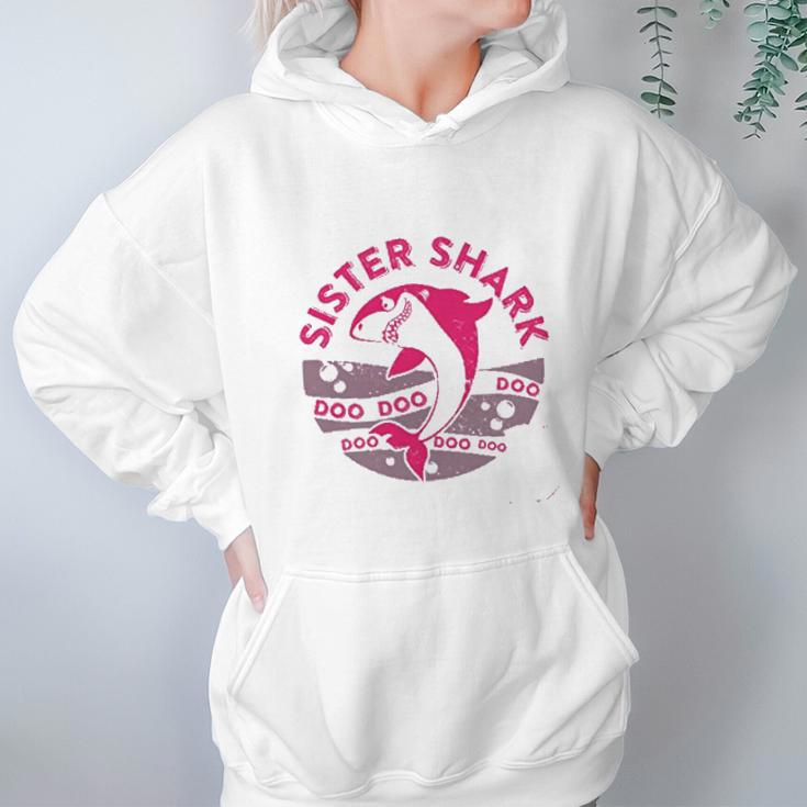 Brother Sister Baby Shark Birthday Women Hoodie Gifts for Her