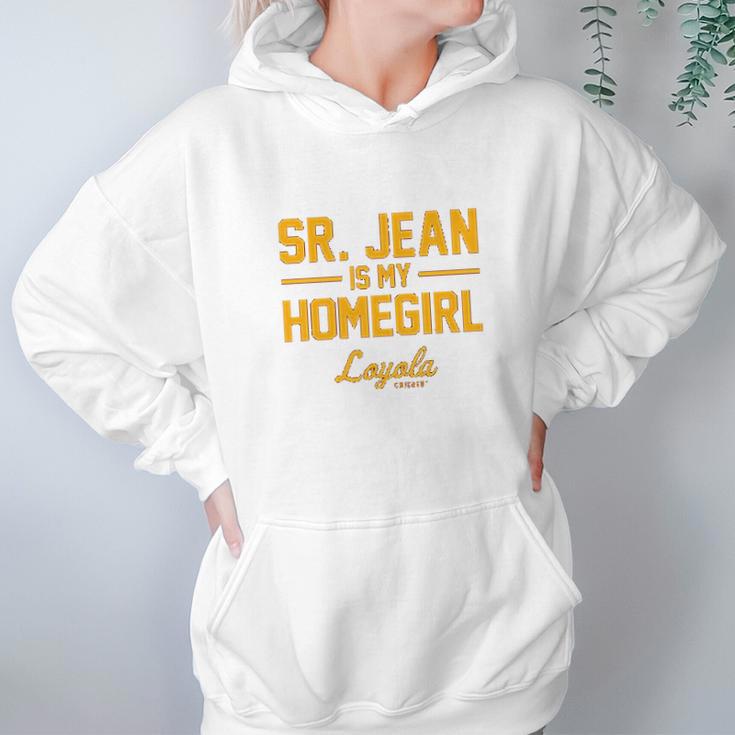 Campus Apparel Loyola Chicago Ramblers Sister Jean Is My Homegirl Women Hoodie Gifts for Her