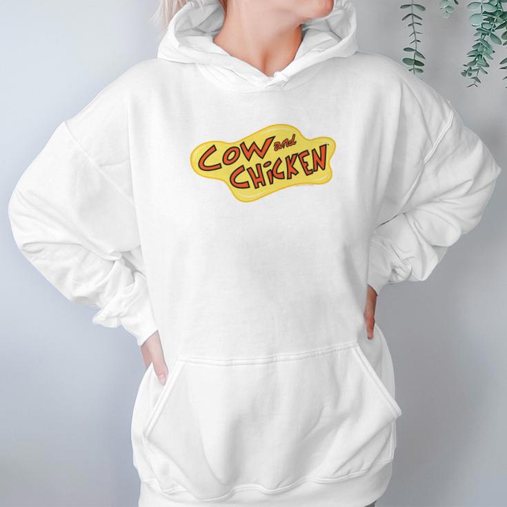 Cow And Chicken Logo Color Women Hoodie Gifts for Her