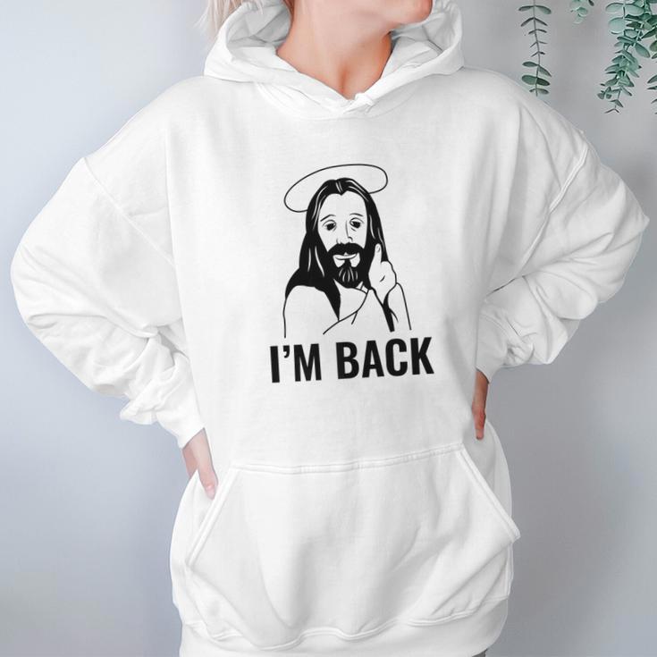 Easter Jesus Back From The Dead Funny Women Hoodie Gifts for Her