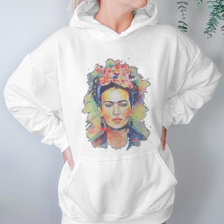 Frida Kahlo Floral Women Hoodie Gifts for Her