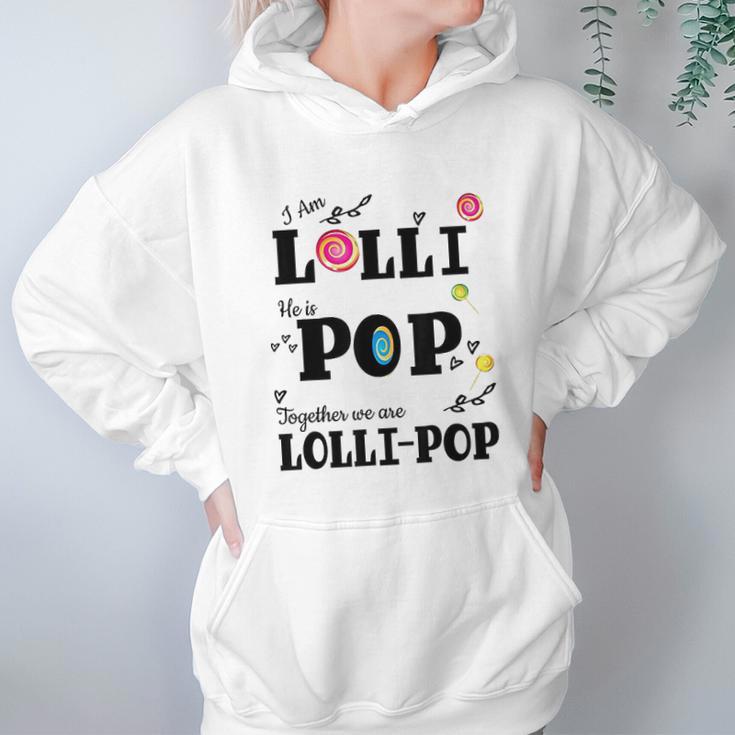 Funny Lolli Pop Lollipop Grandparents Couples Women Hoodie Gifts for Her