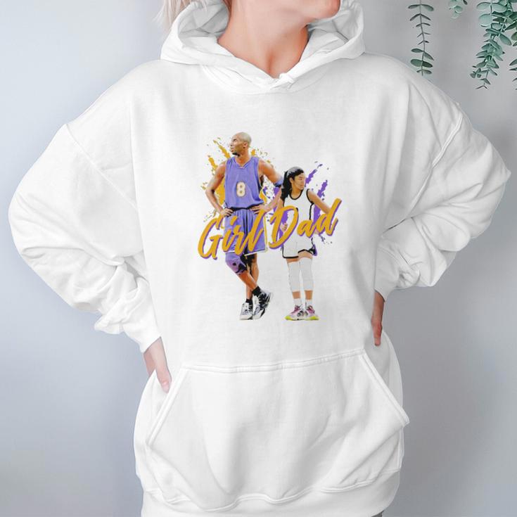 Girl Dad Kobe And Gigi Bryant Dad And Daughter Father S Day Women Hoodie Gifts for Her