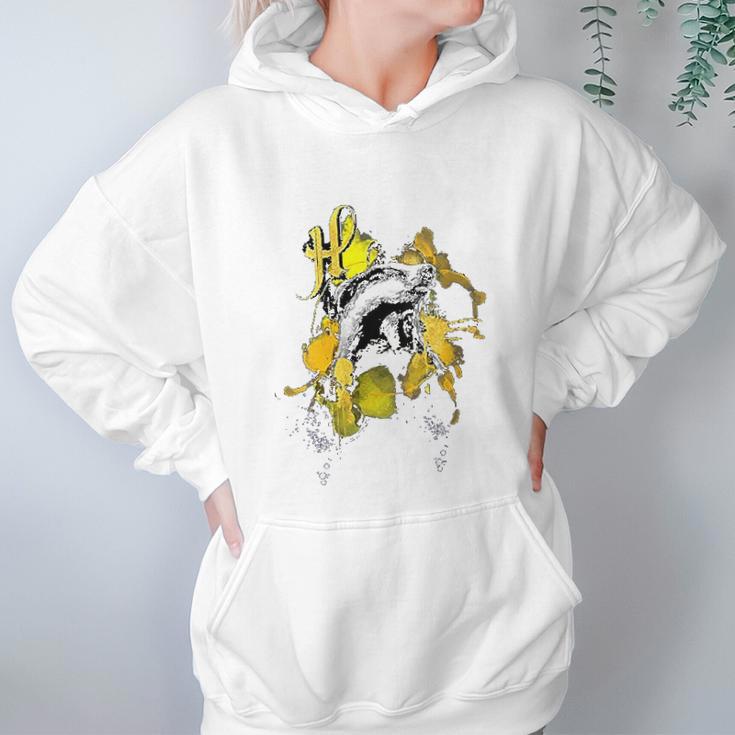 Womens Harry Potter Urban Elegance Hufflepuff Badger Women Hoodie Gifts for Her