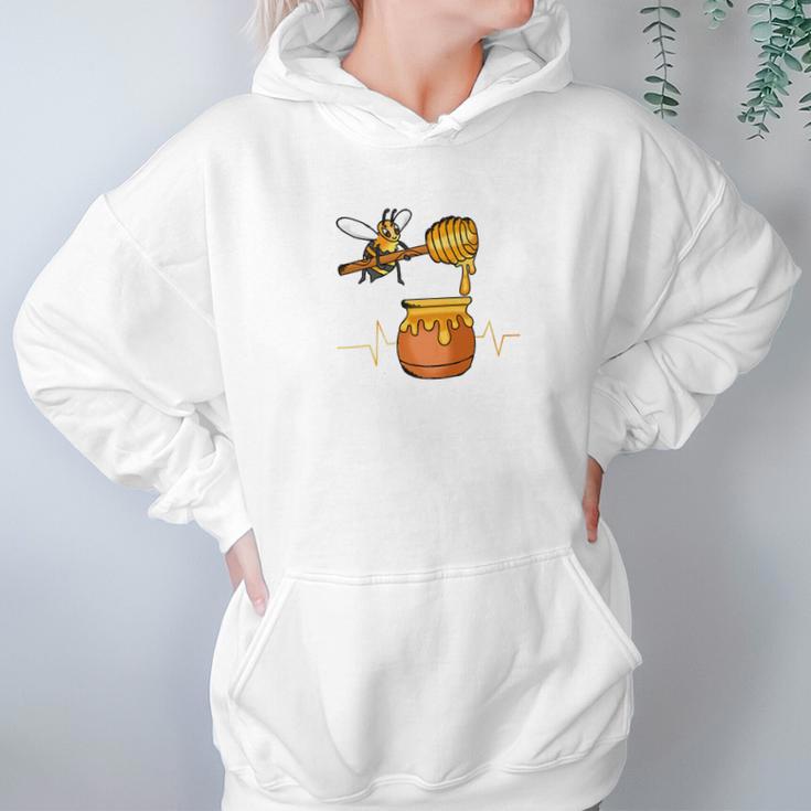 Honey Heartbea Lover Loves Honey Bees Women Hoodie Gifts for Her