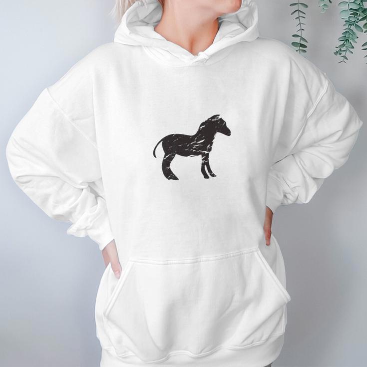 Horse Stallion Or Young Colt Vintage Distressed Women Hoodie Gifts for Her