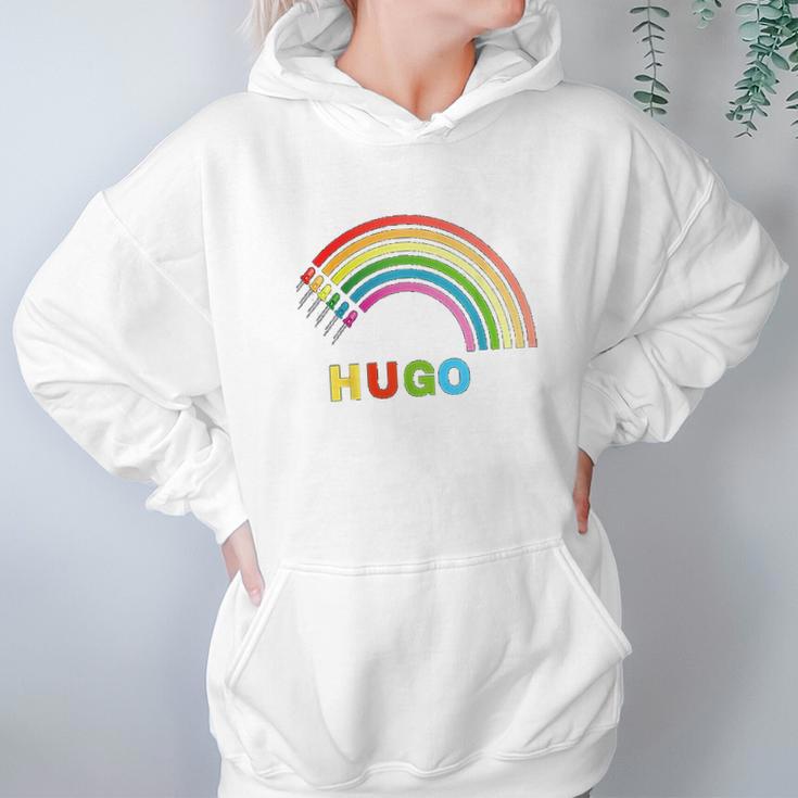 Hugo Rainbow Women Hoodie Gifts for Her