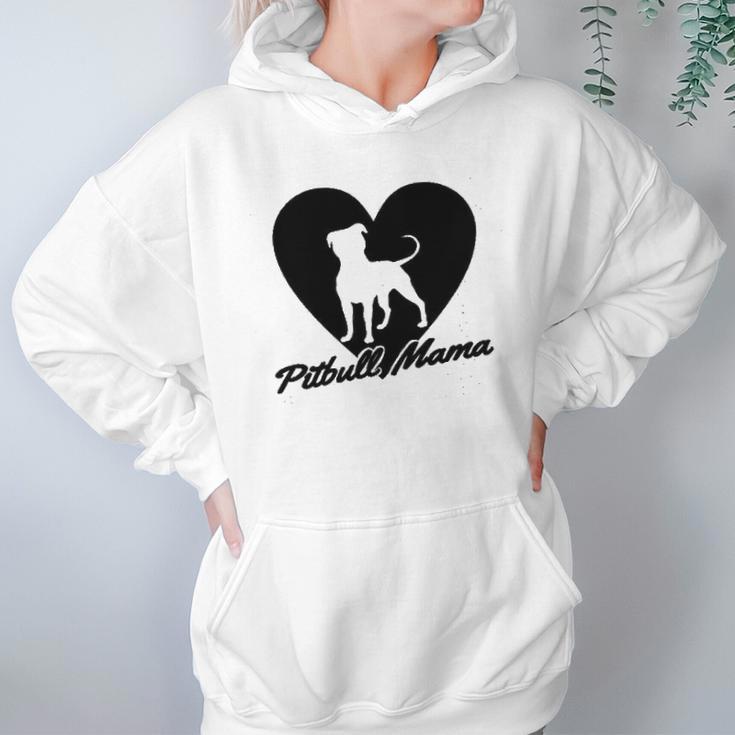 Ladies Pitbull Mama Pitt Bully Dog Lover Women Hoodie Gifts for Her