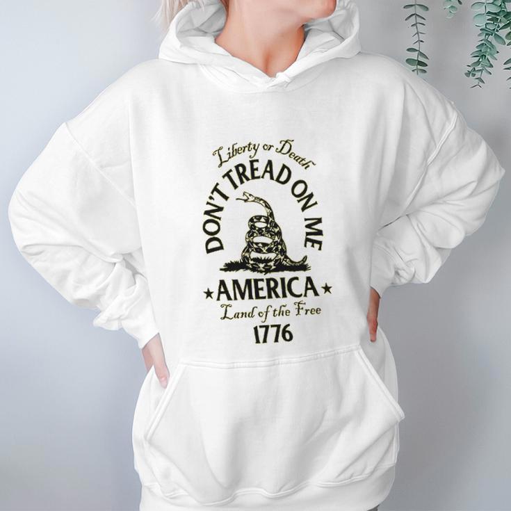 Liberty Or Death Don’T Tread On Me Ladies Womens Women Hoodie Gifts for Her