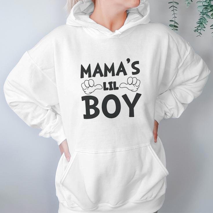 Mamas Lil Boy Women Hoodie Gifts for Her