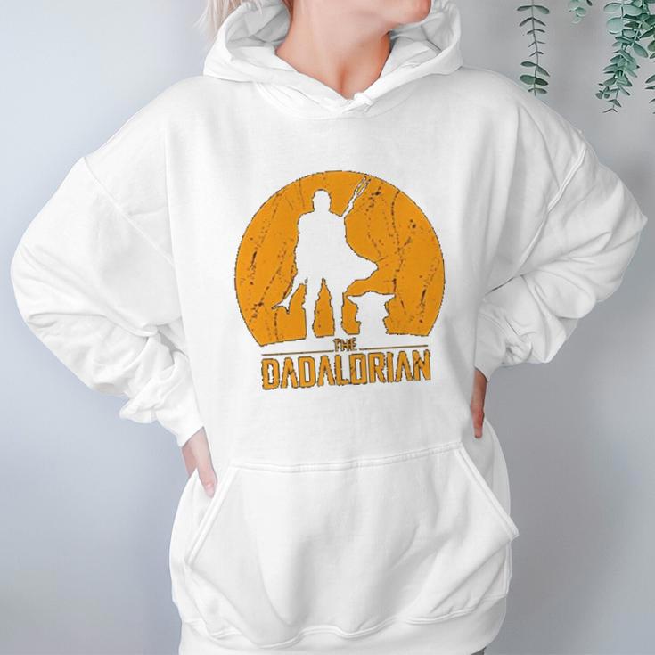 The Mandalorian Dadalorian Best Christmas Gifts For Dad Women Hoodie Gifts for Her