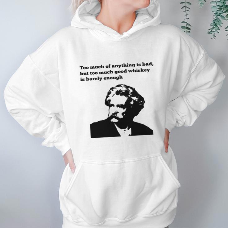 Mark Twain Whiskey Women Hoodie Gifts for Her