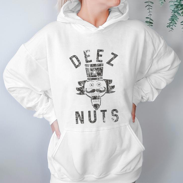 Mens Deez Nuts Funny Christmas Graphic For Guys Women Hoodie Gifts for Her