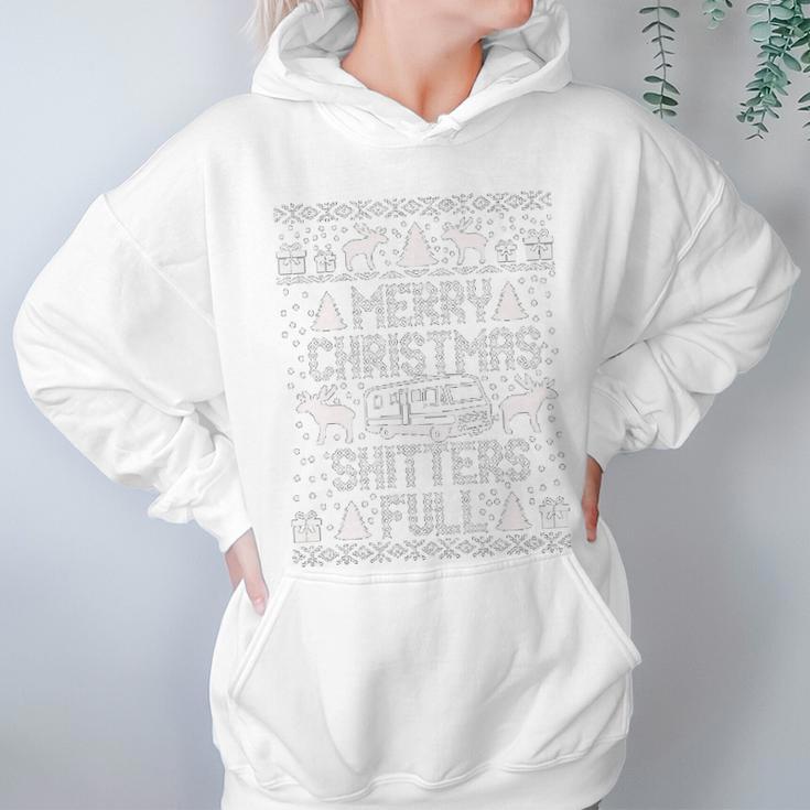 Meri Christmas Shitters Full FunnyWomen Hoodie Gifts for Her