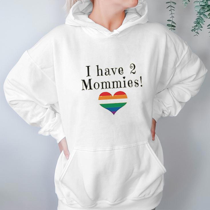 Mirage Pet Products I Have 2 Mommies Women Hoodie Gifts for Her