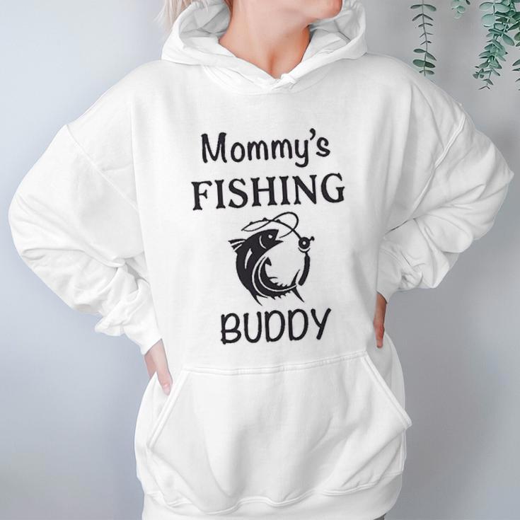 Mommy Fishing Buddy Mom Mothers Women Hoodie Gifts for Her