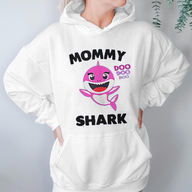 Mommy Shark Gift For Mom Shark Baby Cute Matching Family Women Hoodie Gifts for Her