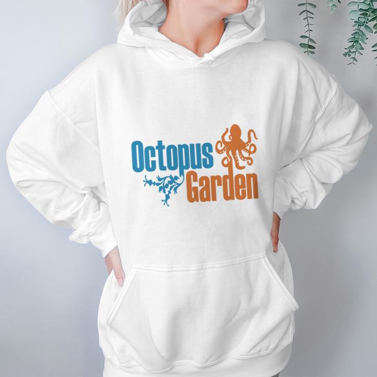 Navy Octopus Garden Womens S Women Hoodie Gifts for Her