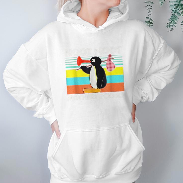 Noot Noot Motherfuckers Pingu District Vintage Women Hoodie Gifts for Her