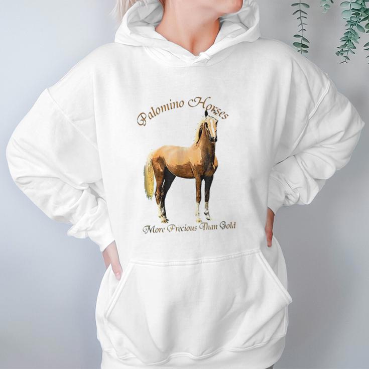 Palomino Horse More Precious Than Gold Women Hoodie Gifts for Her