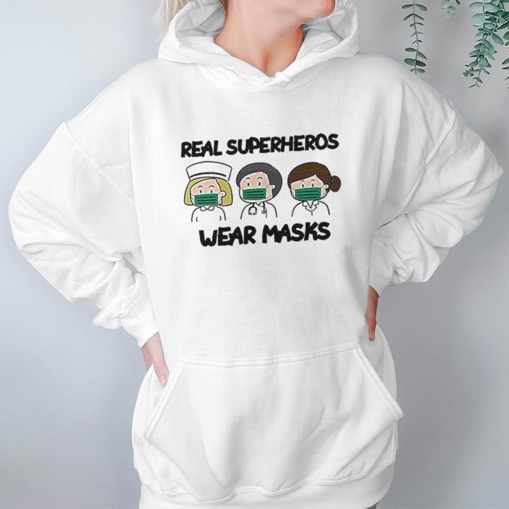 Real Superheros Nurse Doctor Women Hoodie Gifts for Her