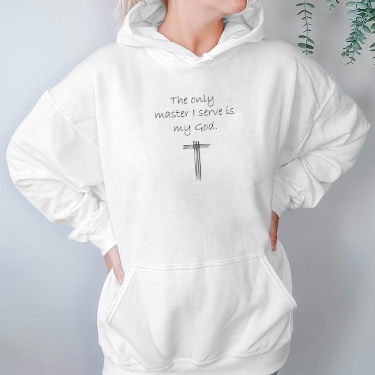 Religion Faith Dove Christian Serve My God Women Hoodie Gifts for Her