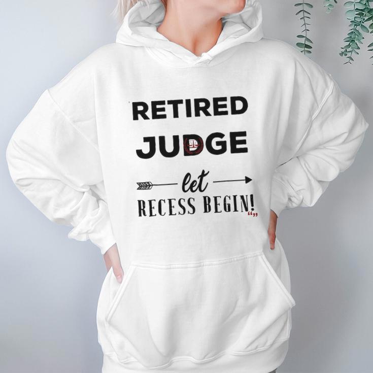 Retired Judge Best Law Coffee Cup Judges Women Hoodie Gifts for Her