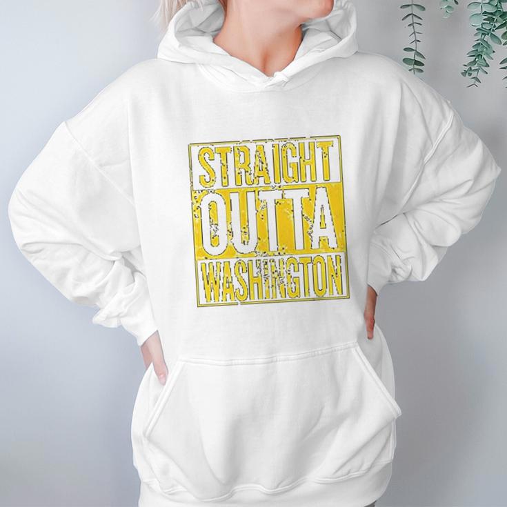 Straight Outta Arizona Hometown Pride Fantasy Football Fan Womens Sports Junior Women Hoodie Gifts for Her