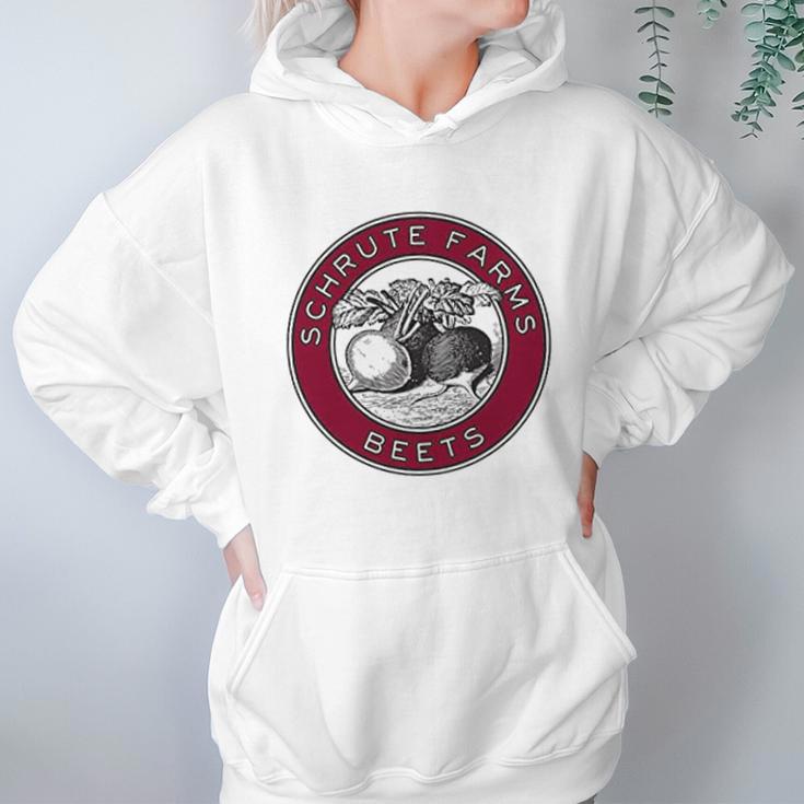 Ugp Campus Apparel Schrute Farms Beets Funny Tv Show Women Hoodie Gifts for Her