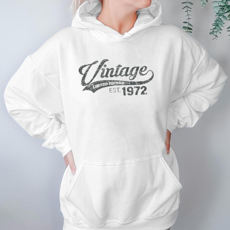 Vintage 1972 49 Years Old Bday 49Th Birthday Gift Men Women Women Hoodie Gifts for Her